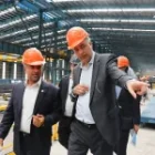 بازدید مدیرعامل بانک تجارت از مجتمع فولاد بافق