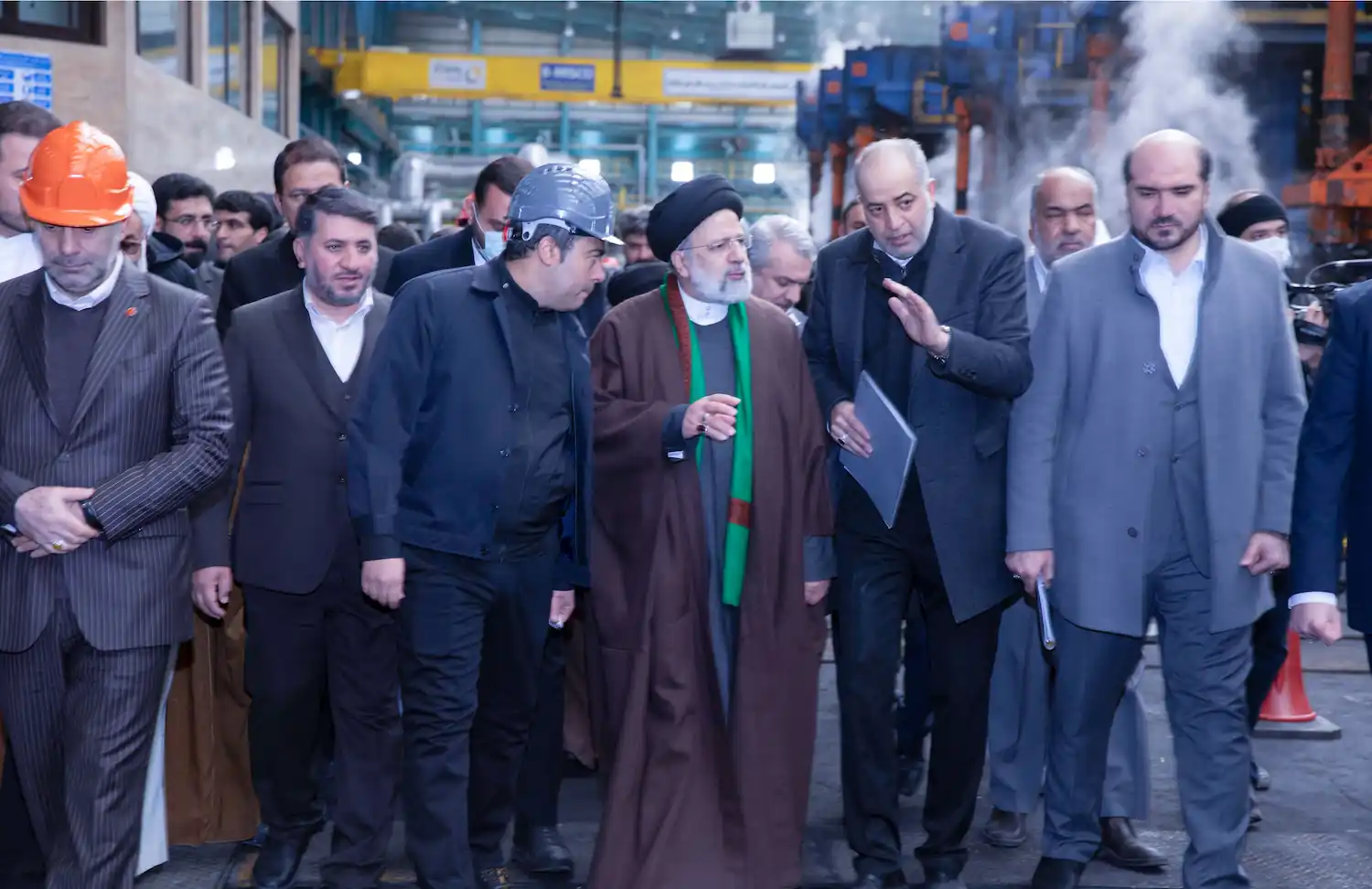 حضور رئیس جهمور در فولاد بافق یزد